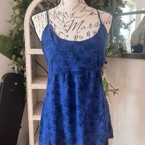 Navy AE vintage babydoll top